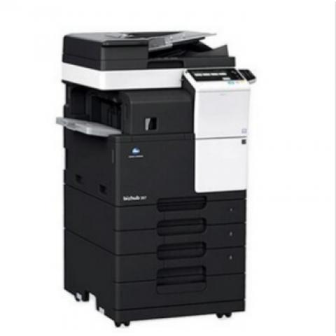 柯尼卡美能达bizhub 367  A3黑白 打印/复印/扫描 双面自动输稿器 工作台